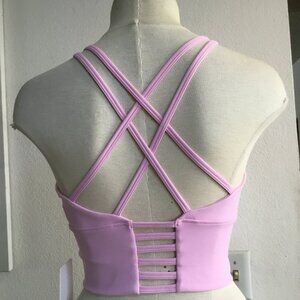 OTOS Activewear Sports Bra Crop Top Padded Crisscross Workout Spandex PK Various